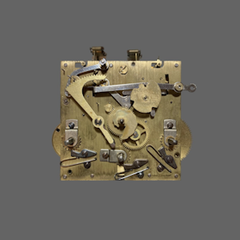 French ODO, Carrez, Vedette, Westminster Chime Clock Movement Front