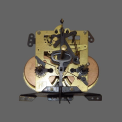 31 Day Time And Strike Clock Movement 8 - Made In Korea Japan China