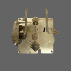Hermle 351-850 Westminster Chime Clock Movement Back