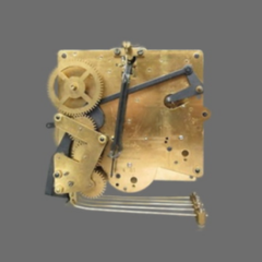 Jauch PL11 PL18 Westminster Chime Clock Movement Back