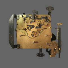 Jauch PL46 PL61 Westminster Chime Clock Movement Front