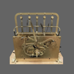 Kuempel / Jauch 5 Tube Grandfather Clock Movement Front