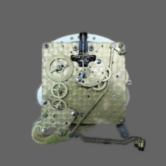 Smiths Enfield Balance Wheel Chime Clock Movement Back