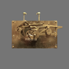 Urgos UW 03 Series Westminster Chime Grandfather Clock Movement - Large Chain Driven Movement Front
