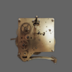 Urgos UW 06 Series Westminster Chime Pendulum Clock Movement Back