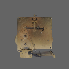 Hermle 351-020 Westminster Chime Clock Movement Back