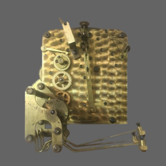 Herschede Westminster Chime Clock Movement 1b Back