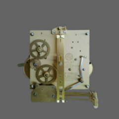 Kieninger 1713-57-01 250 Tourbillon Bells Mantel Clock, Triple Chimes,  Ebony, Ltd