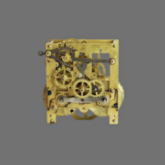 Mauthe Time And Strike German Swinger Clock Movement Front
